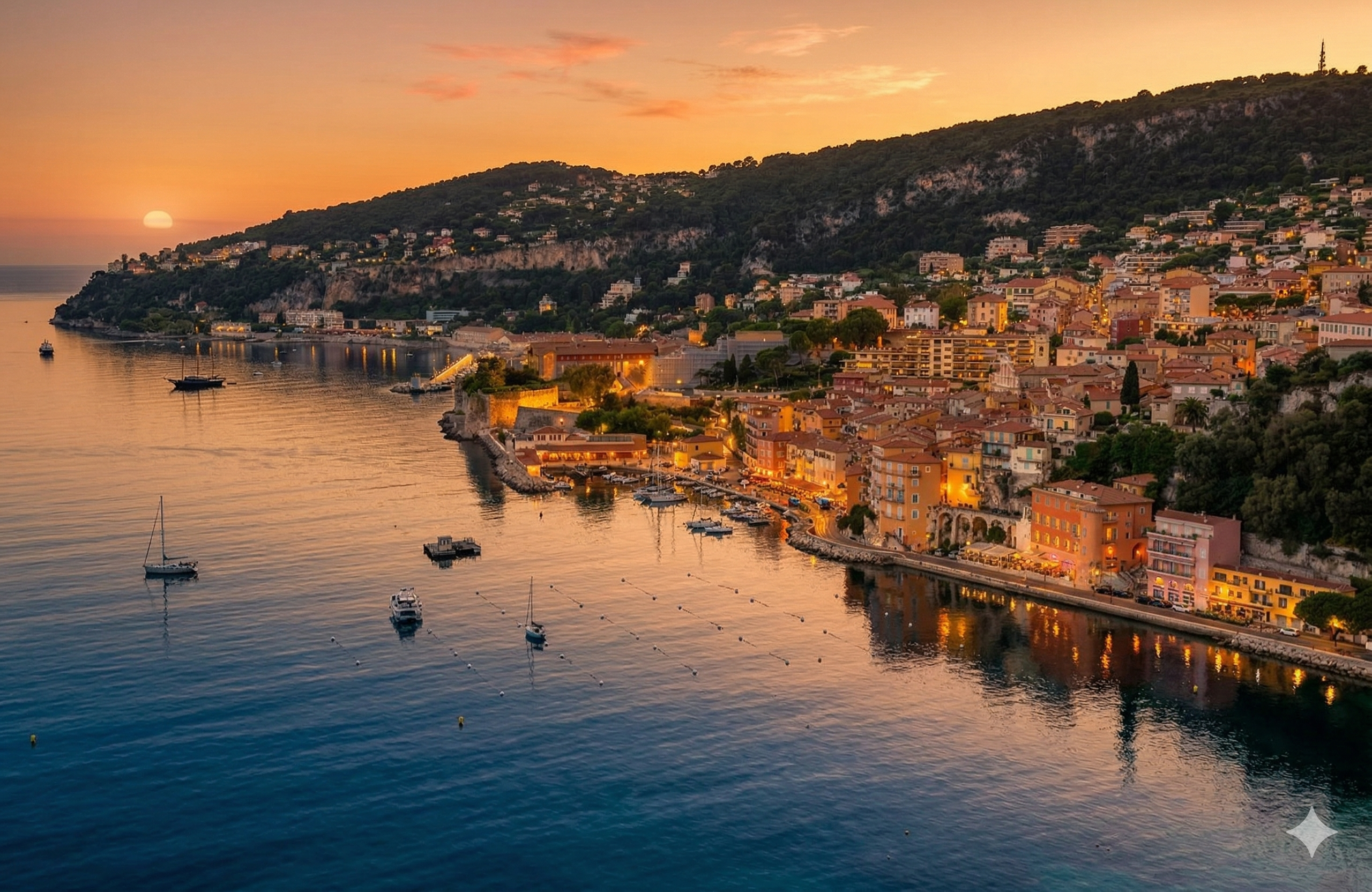 Vue de Villefranche Sur Mer