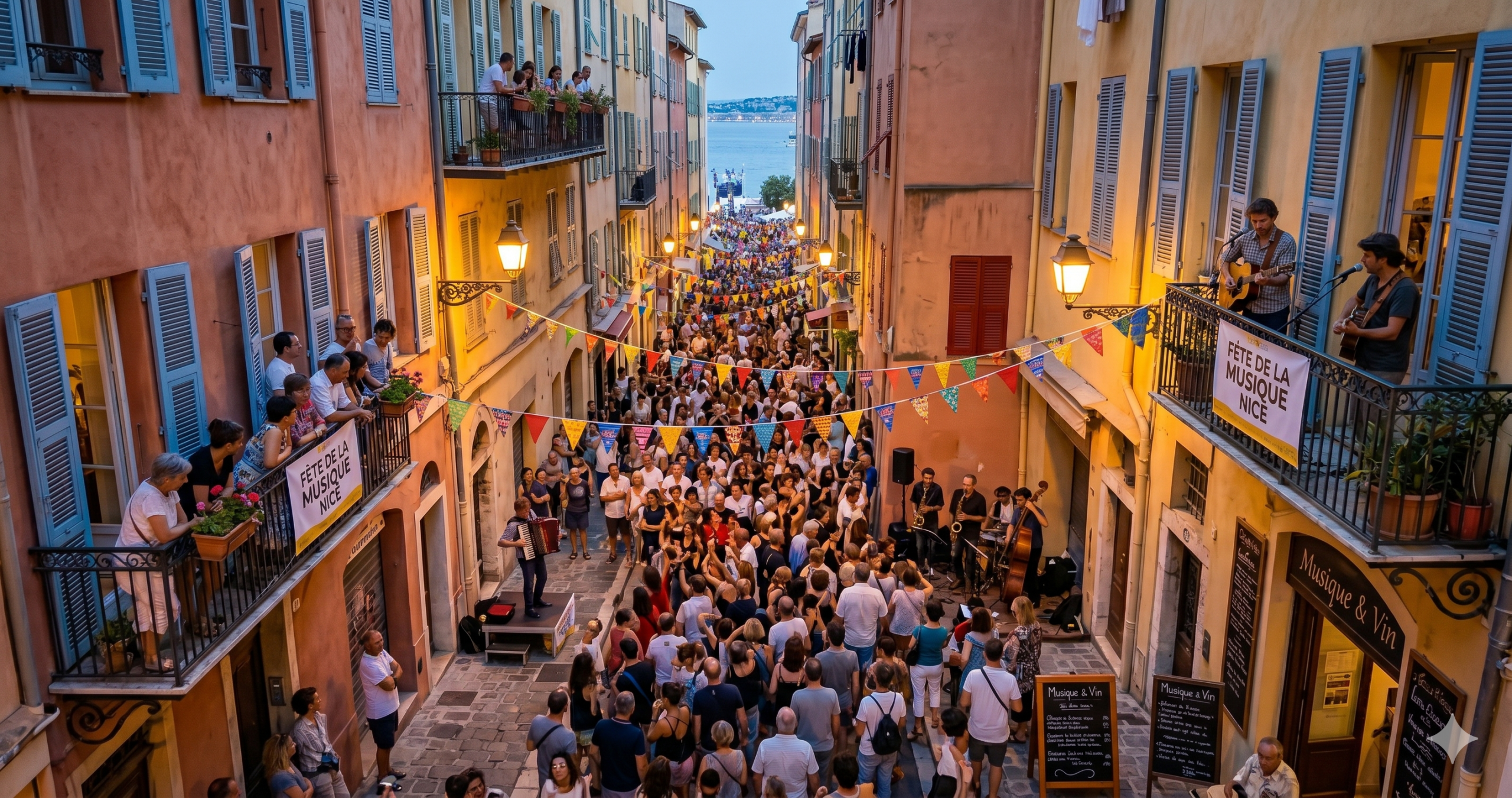 Fete de la musique dans le vieux nice
